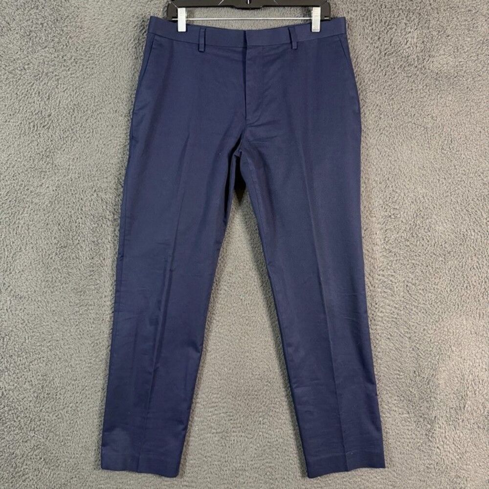 J Crew Pants Mens 34x30 Blue Ludlow Slim Fit Duca Visconte di Modrone Formal